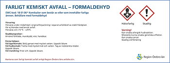 Dekal FORMALDEHYD