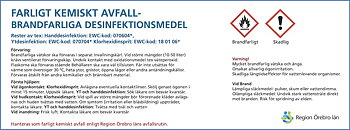 Dekal BRANDFARLIGA DESINFEKTIONSMEDEL