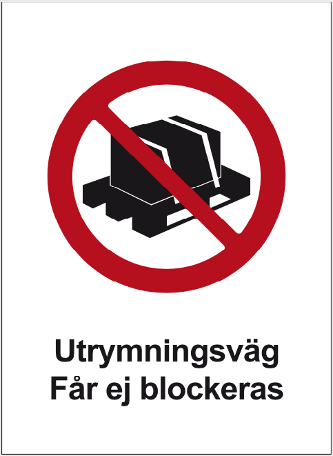 Utrymningsväg