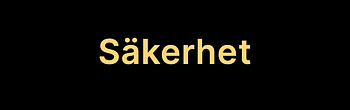 Skylt Säkerhet