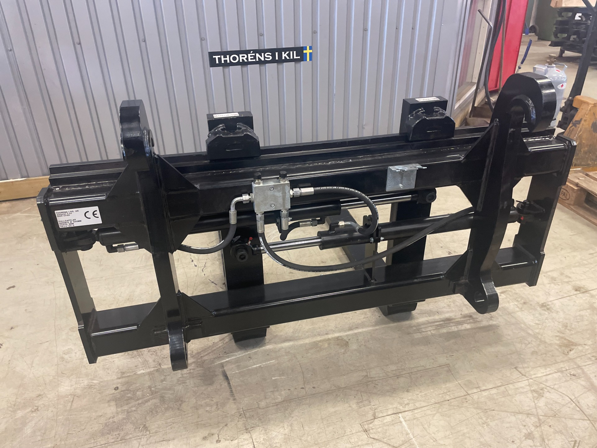 Pallgafflar 8 ton med hydraulisk gaffelspridning - 5