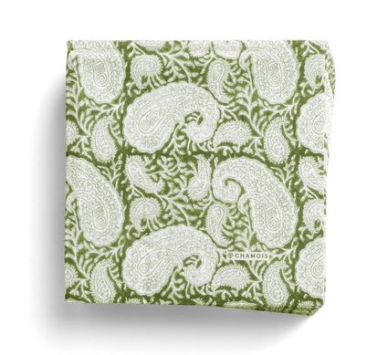 Paper Napkins  Big Paisley Forest Green