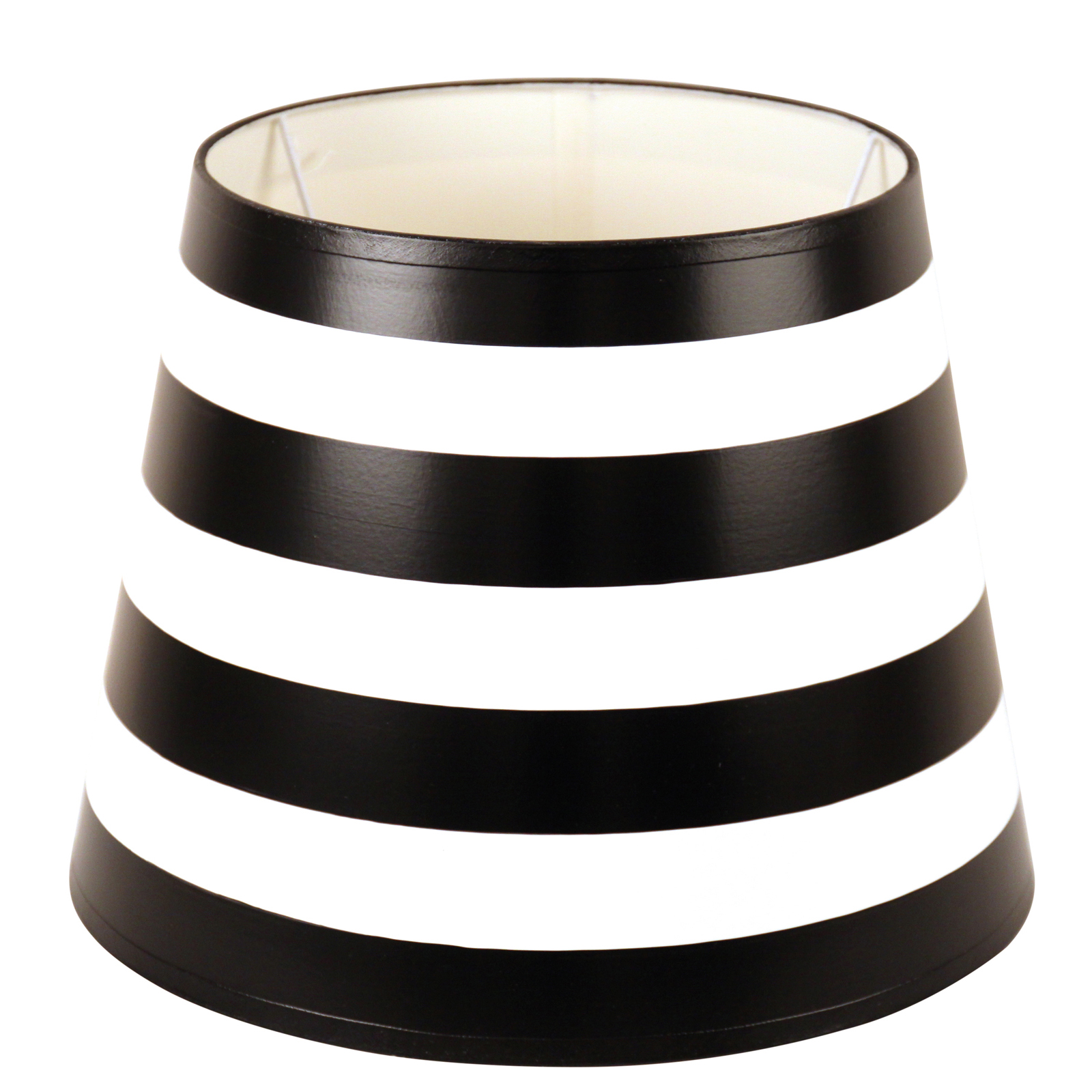 SHADE, ROUND, BLACK/WHITE HOR.