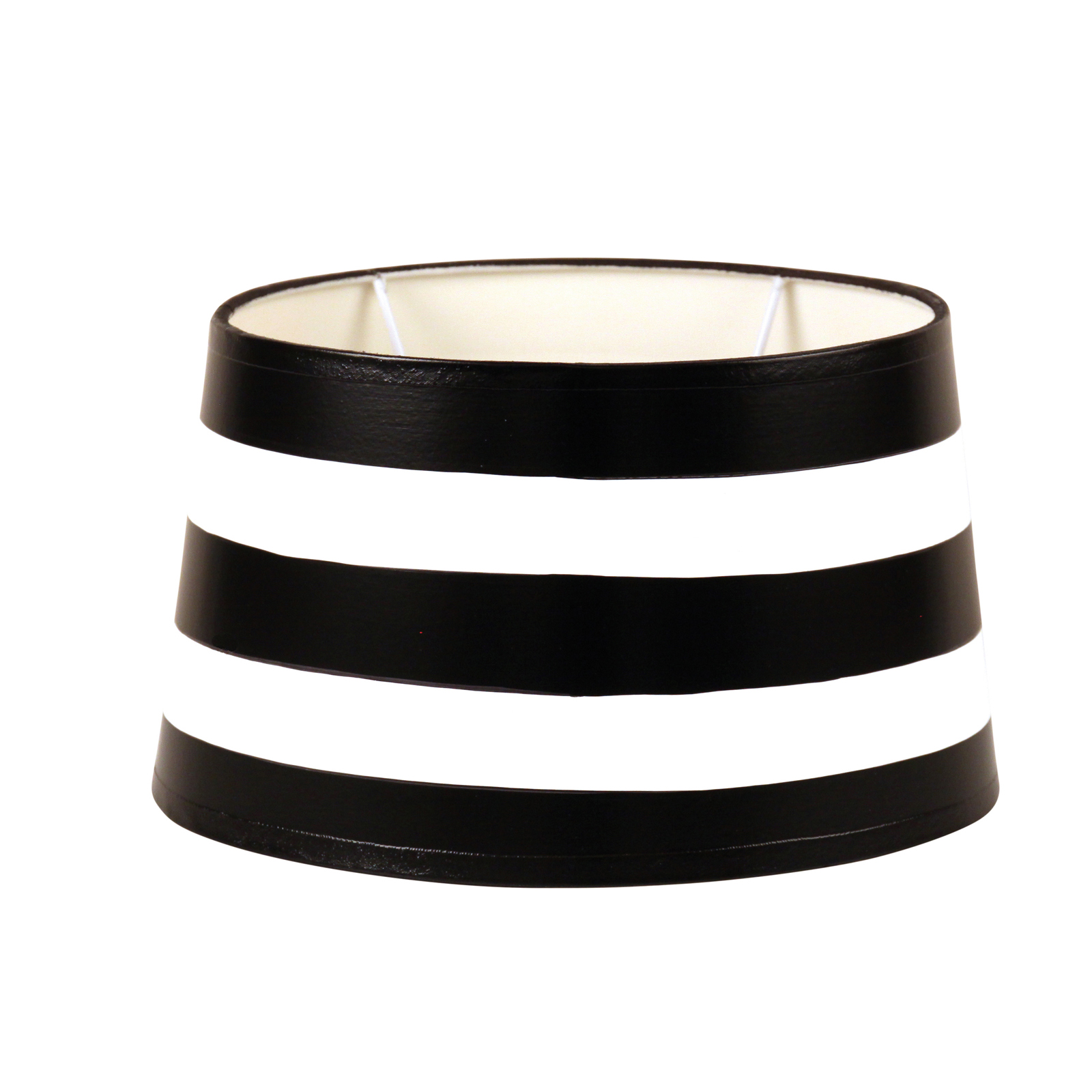 SHADE, OVAL, BLACK/WHITE