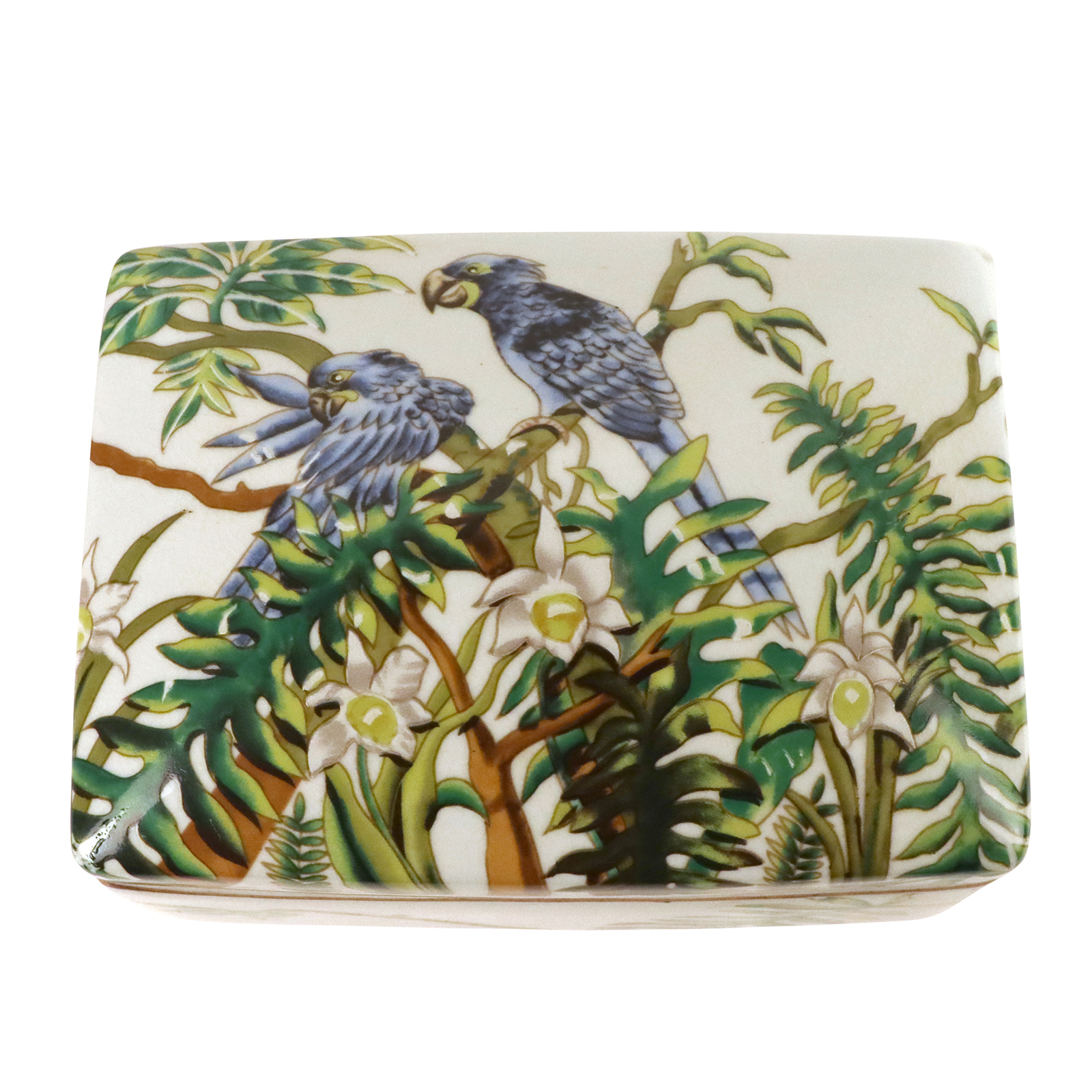 BOX, RECT. BIRDS IN JUNGLE - 2