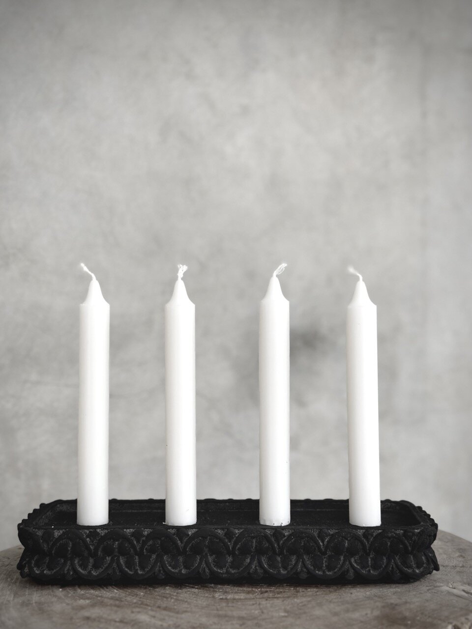 ADVENTUS stone advent candle holder