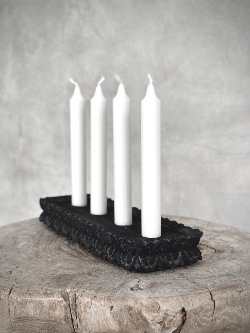 ADVENTUS stone advent candle holder - 2