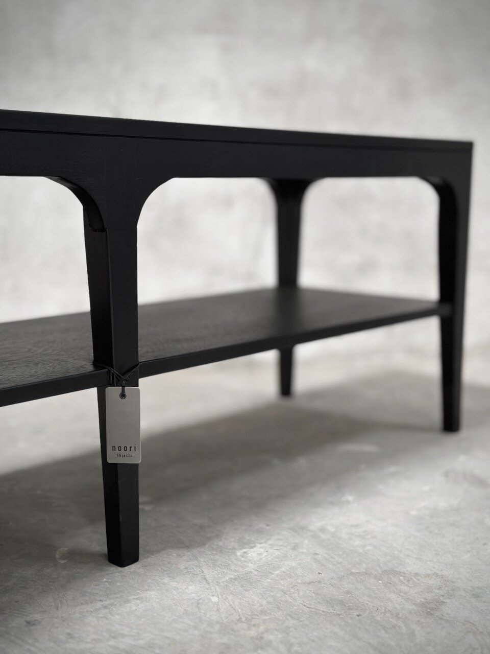NORMA low console table - bench, black - 3