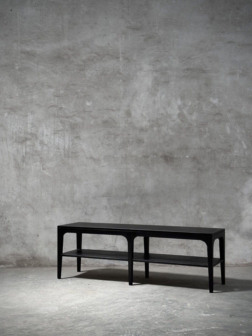 NORMA low console table - bench, black - 2