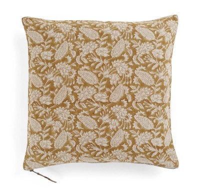 Linen Cushion Jodhpur Ochre
