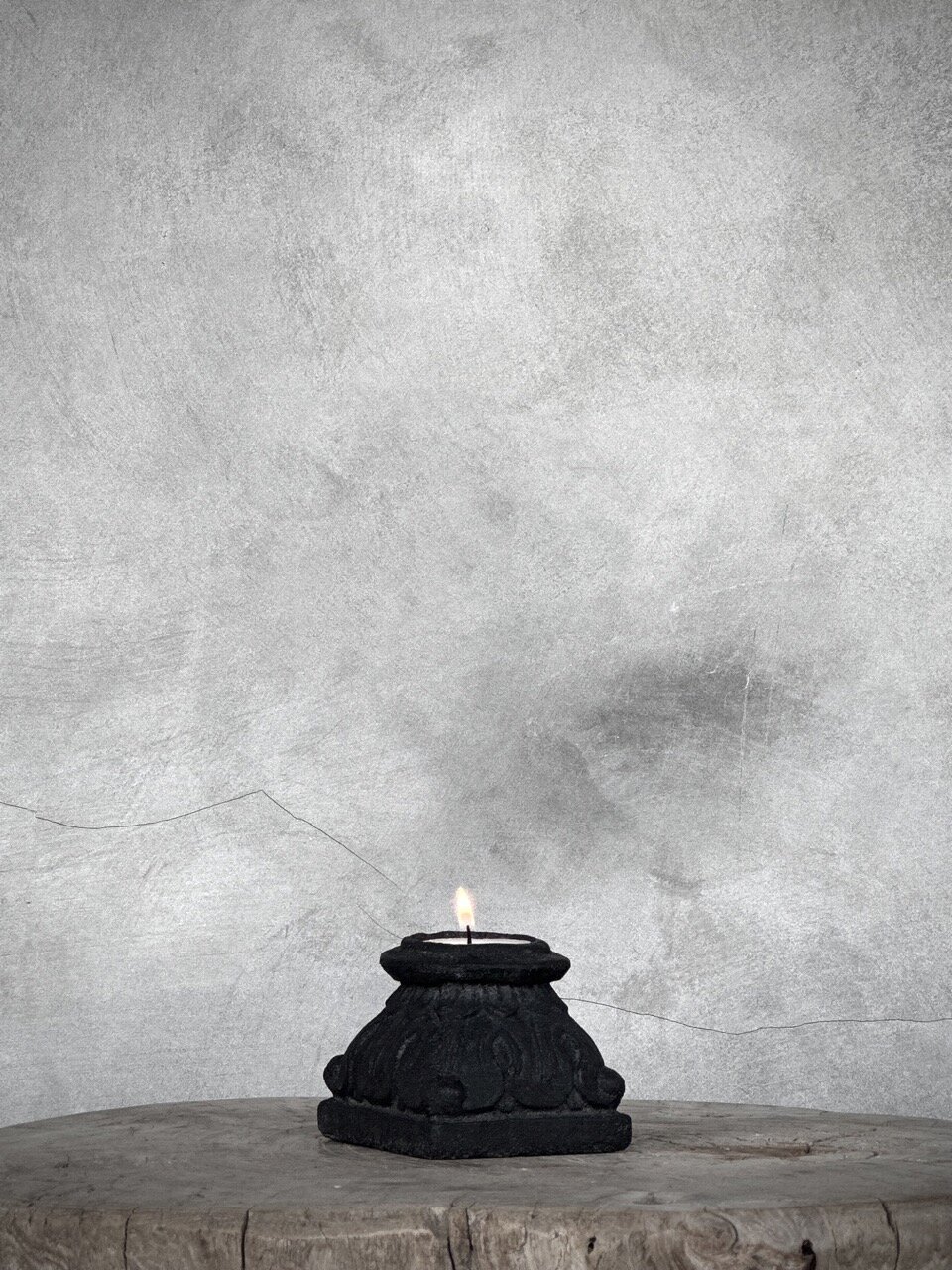 TIWI tealight stone candle holder - 2