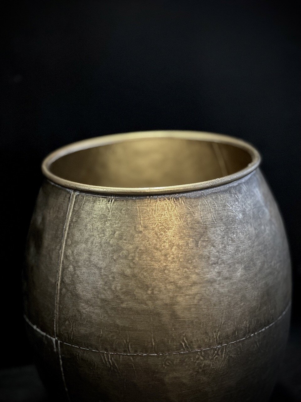 PIERRE pot, antique gold - 3