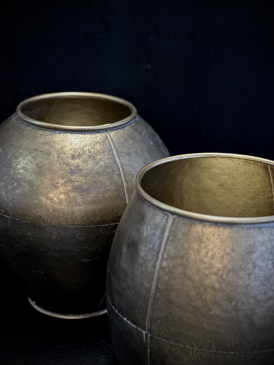 PIERRE pot, antique gold - 2