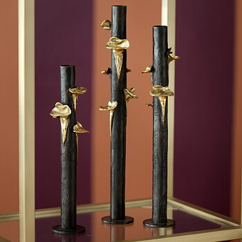 Ljusstake mushroom set om tre