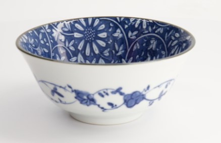 Blue and white bowl