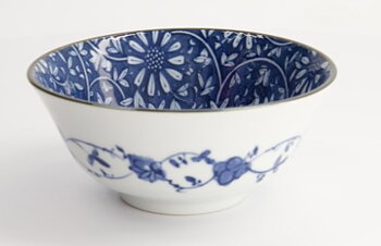 Blue and white bowl