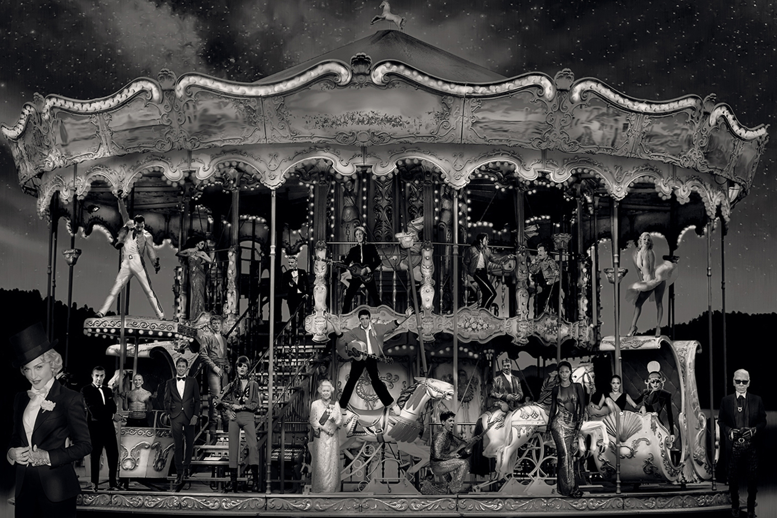 Starry starry night – Sepia