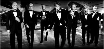 Big shots of Hollywood b/w