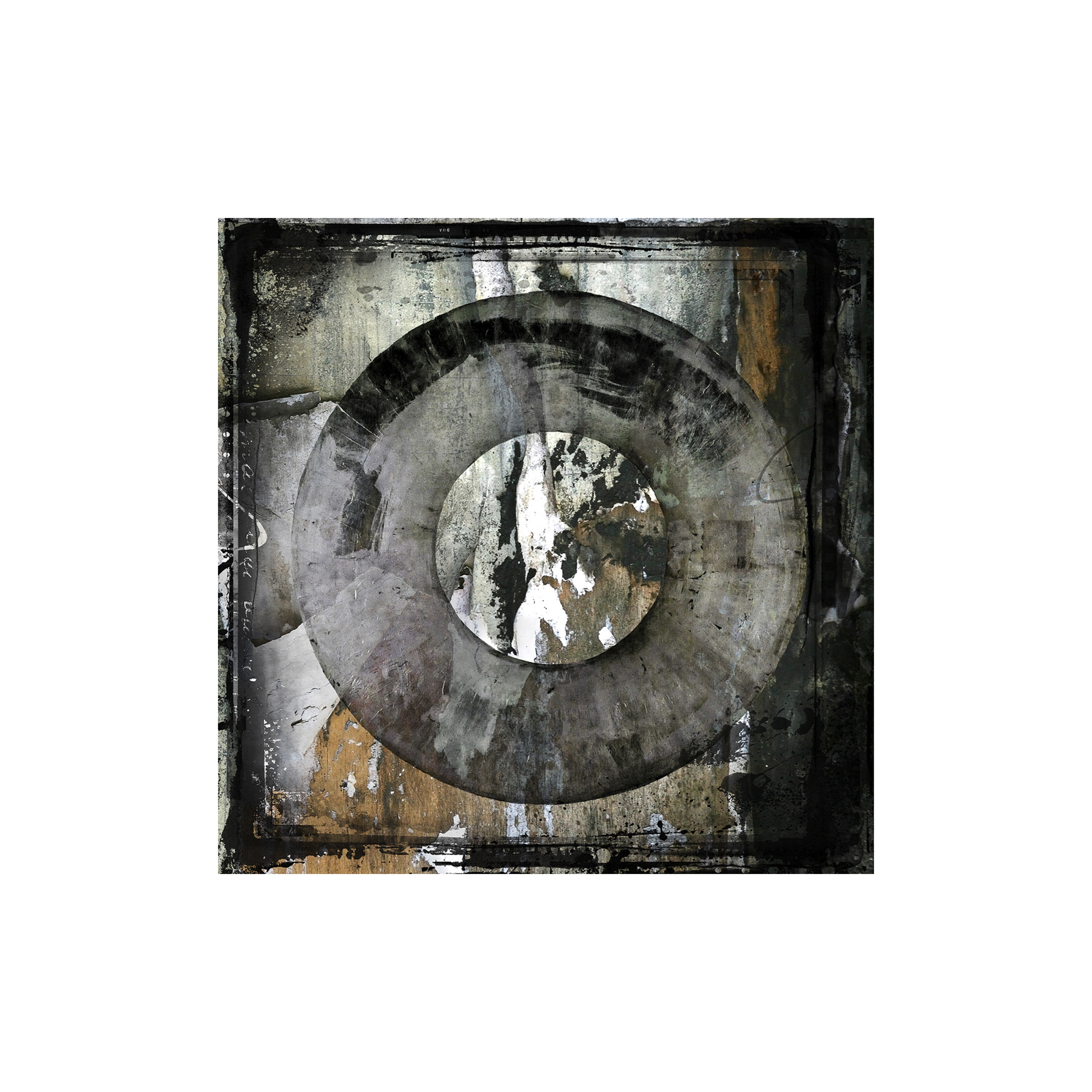 ABSTRACT CIRCLE BROWN 