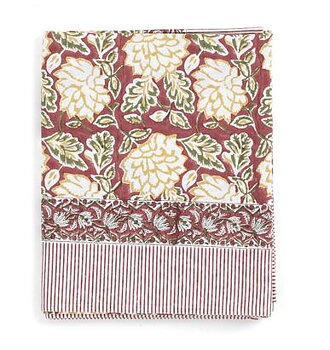 1. Tablecloth - Dahlia - Red Green