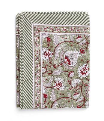 1. Tablecloth - Pomegranate - Green  - 2