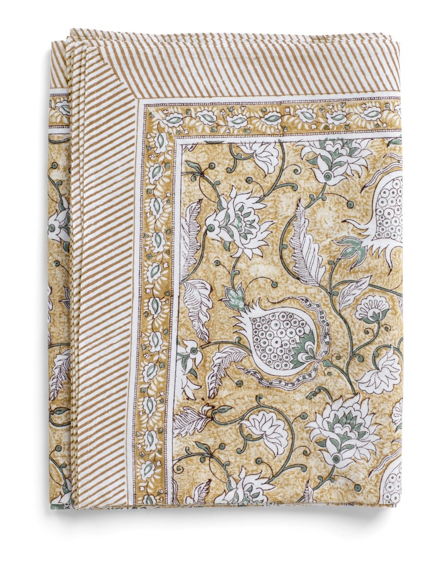 1. Tablecloth - Pomegranate - Ochre