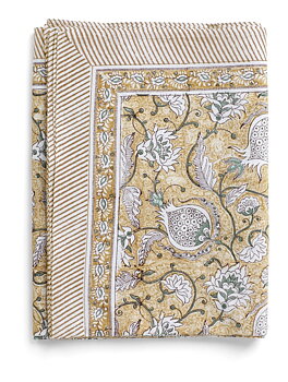 1. Tablecloth - Pomegranate - Ochre
