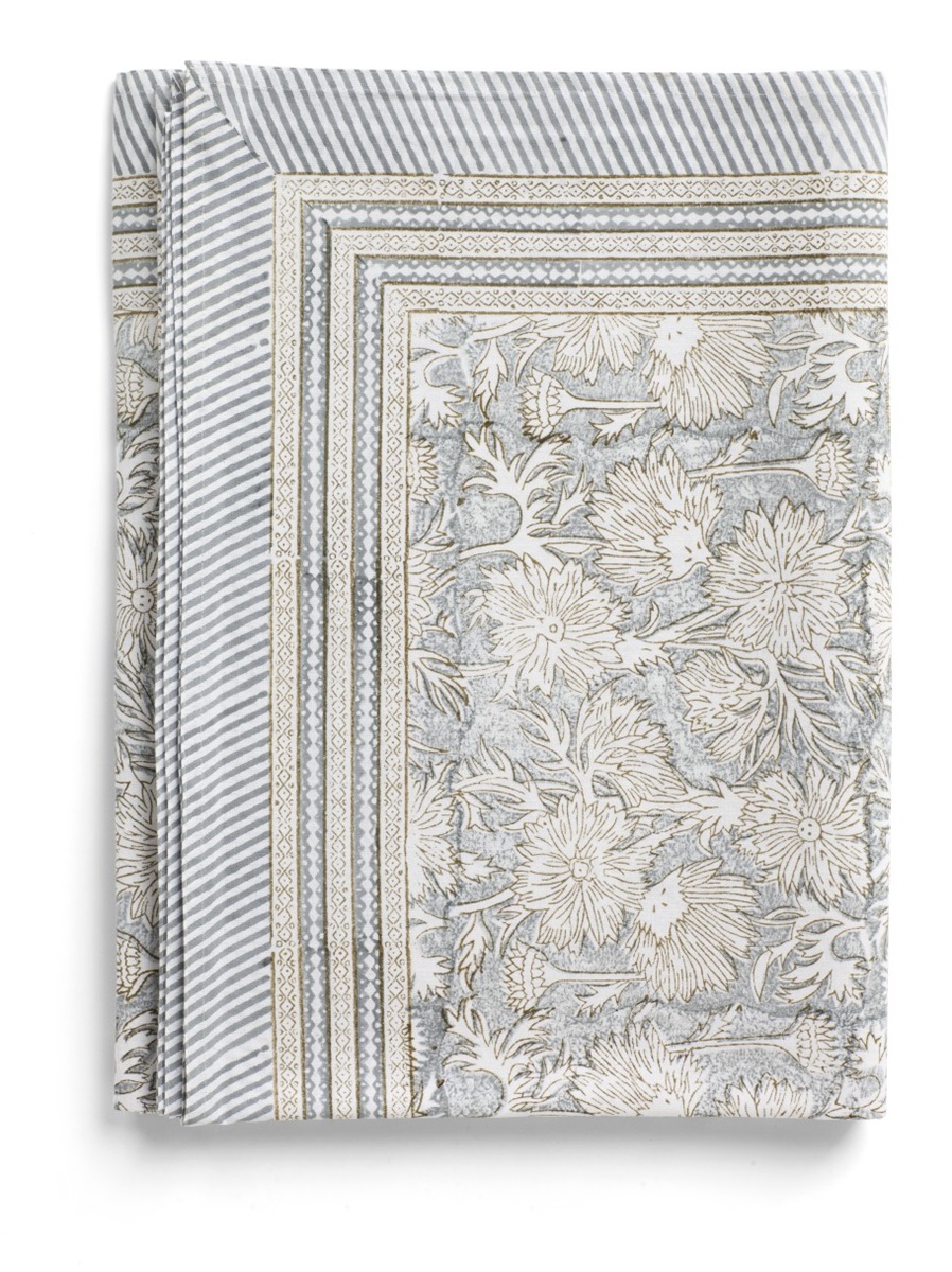 1. Tablecloth - Waterlily - Cashmere Blue