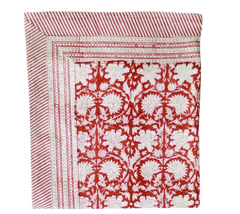 1. Tablecloth - Paradise - Red 