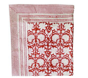 1. Tablecloth - Paradise - Red 