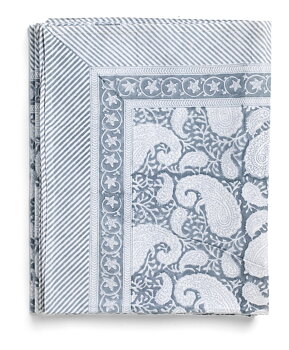 1. Tablecloth - Big Paisley® - Cashmere Blue