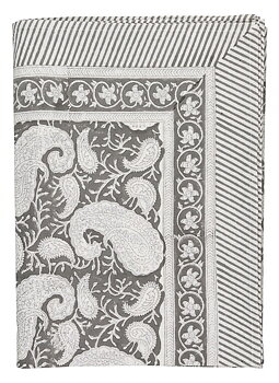 1. Tablecloth - Big Paisley® - Dark Grey