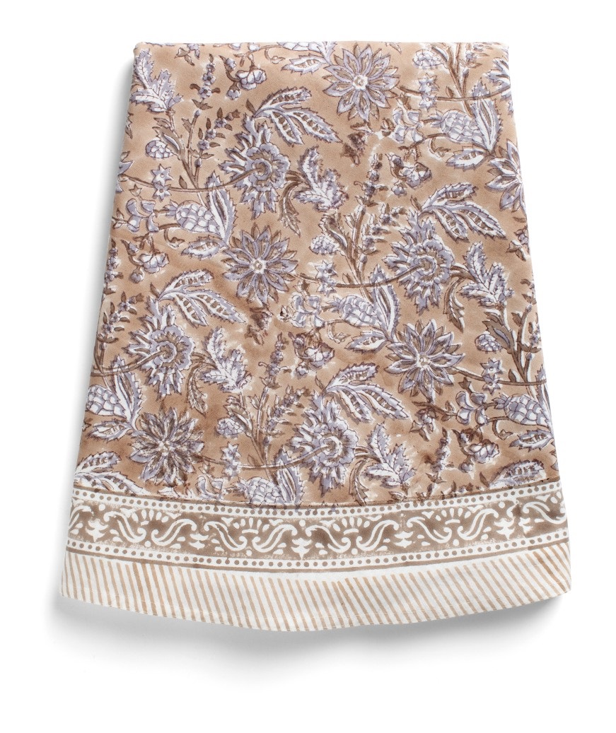 1. Tablecloth - Indian Summer - Brown/Lavender - 2