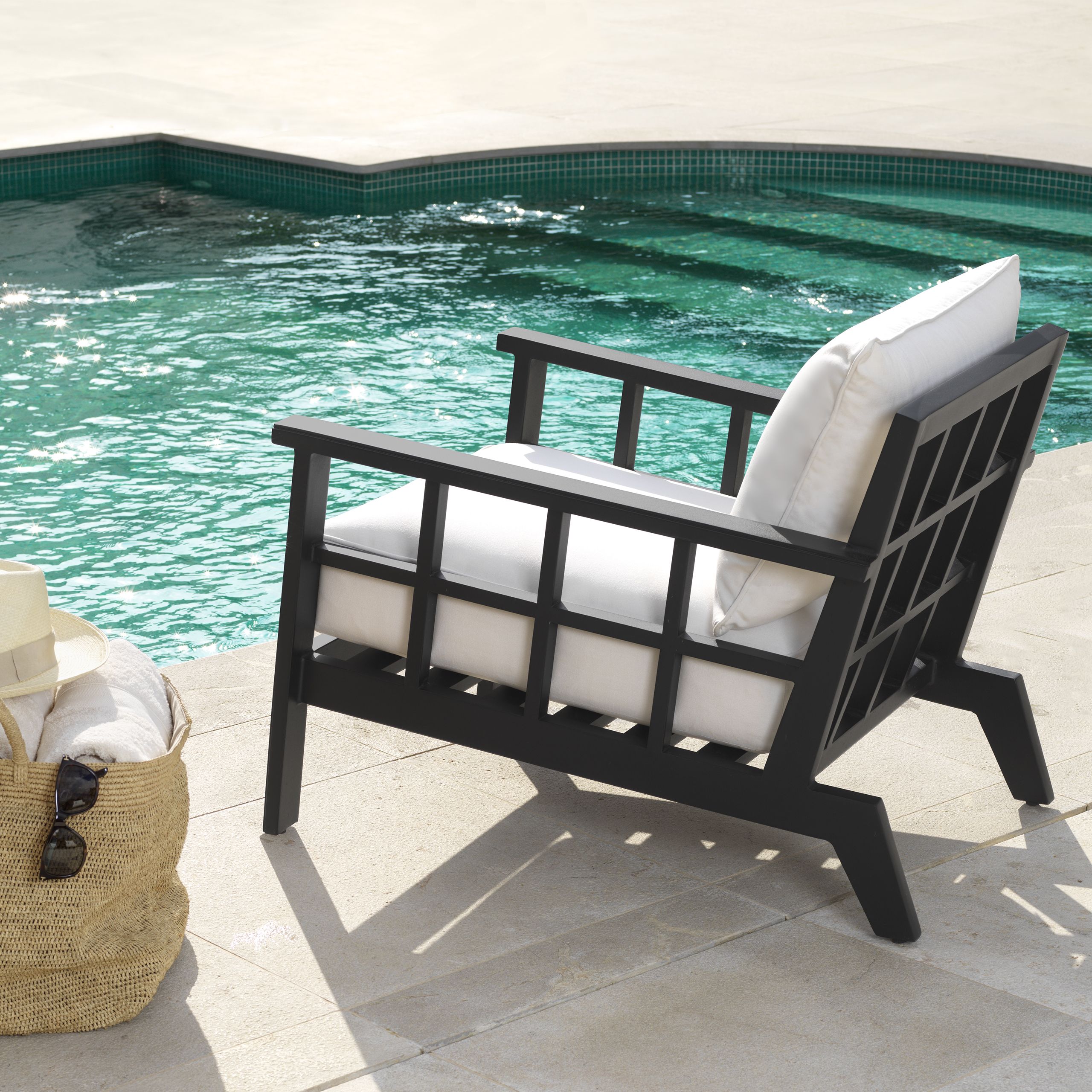 CHAIR CAP-FERRAT BLACK FINISH - 6