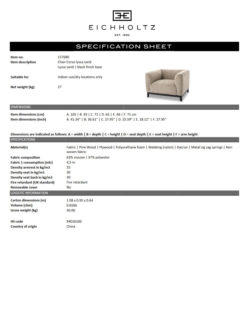 Chair Corso - 2