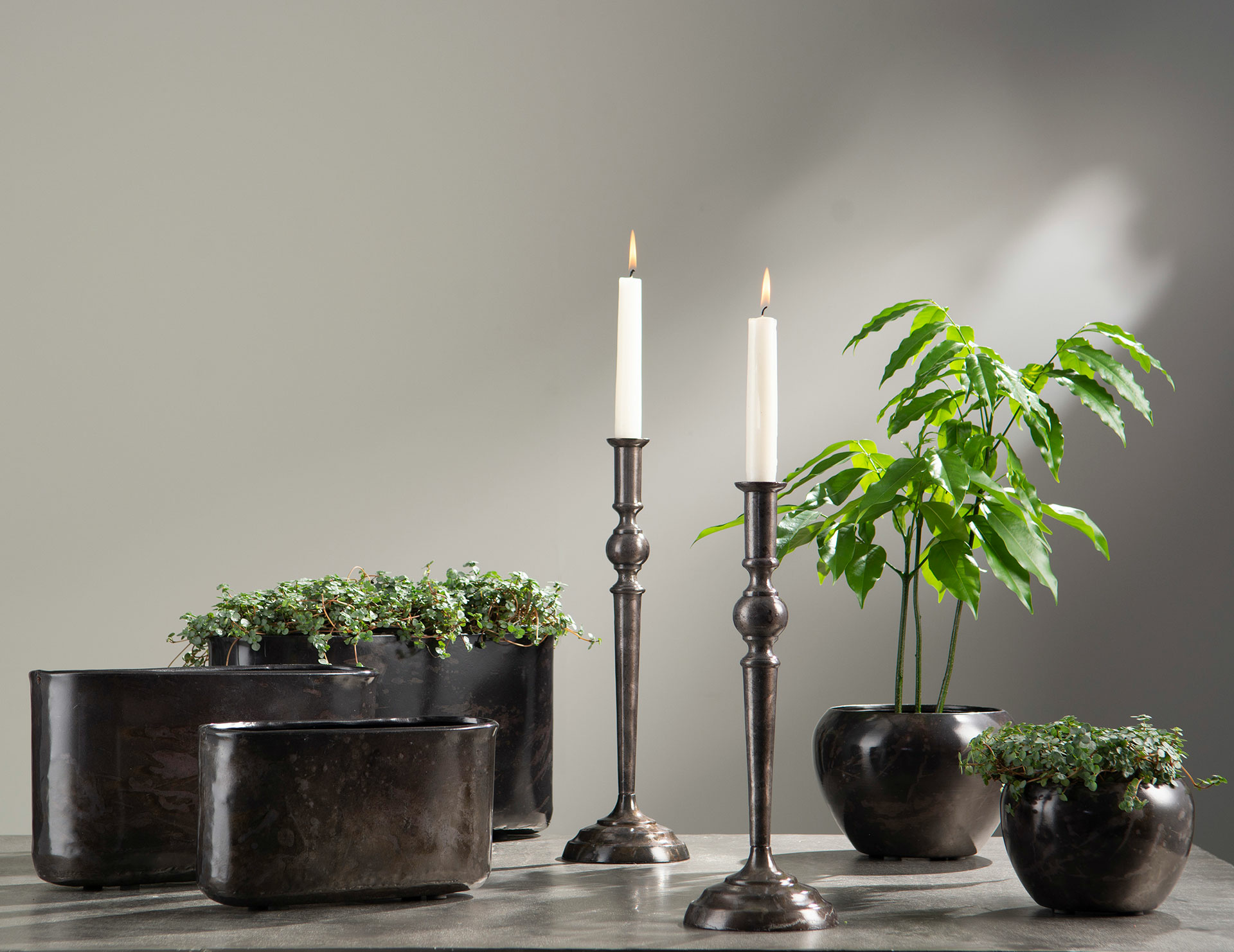 Ljusstake Grey Onyx - 2