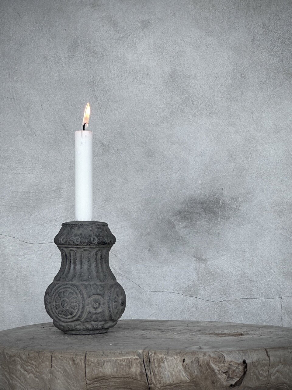 ZAKI stone candle holder - 3