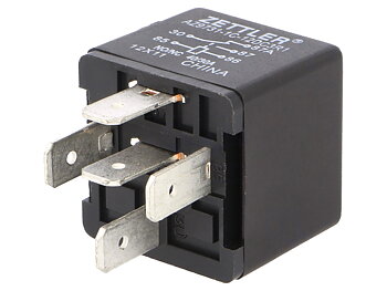 Minirelä Zettler 12V 30A