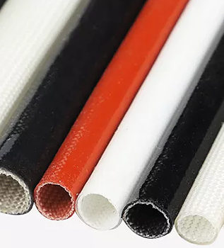 Kabelhölje glasfiber/silikon 6 mm SVART