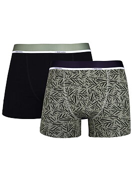 2-pack boxerkalsonger i bambu- Grön bambu