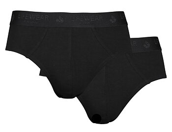 2-pack svarta bambukalsonger modell brief 