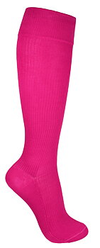 REA! Stödstrumpor i bambu - Cerise 