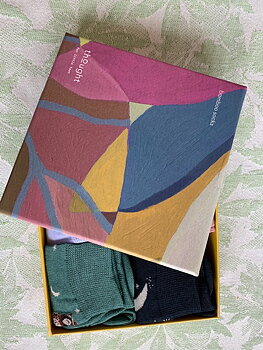 Presenttips! Barnstrumpor i bambu - Night sky
