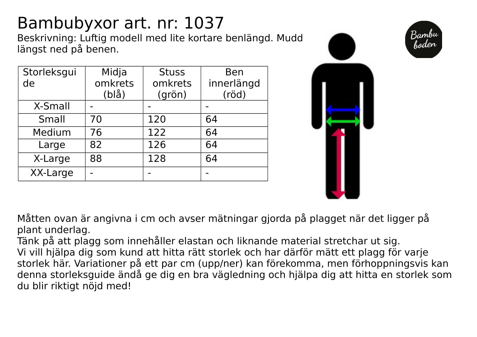 Hållbart tillverkade bambubyxor från Thought - 3