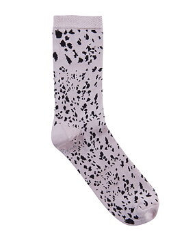 REA! Leopardmönstrad bambustrumpa - rosa