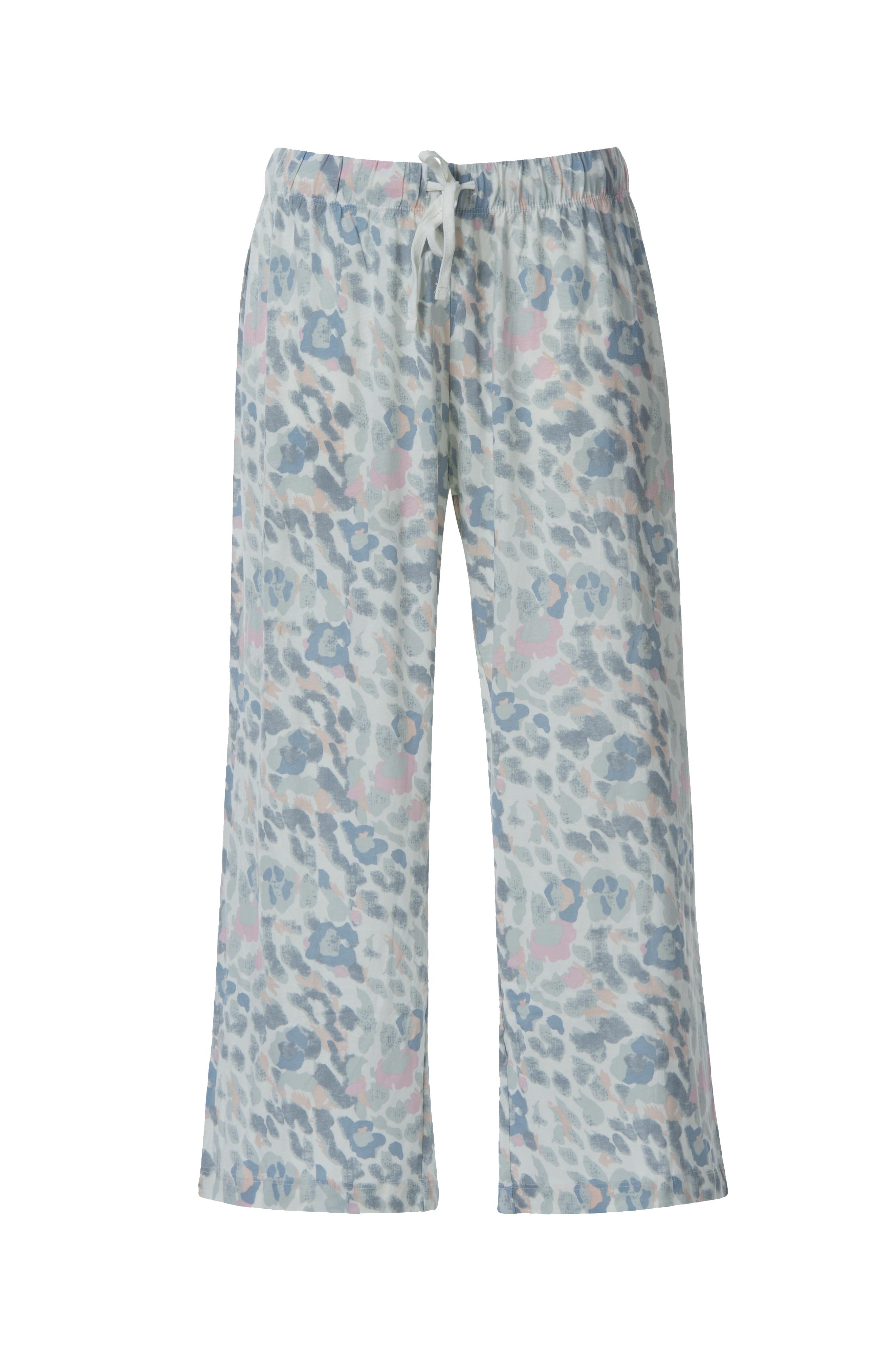 Mönstrade pyjamasbyxor i bambu