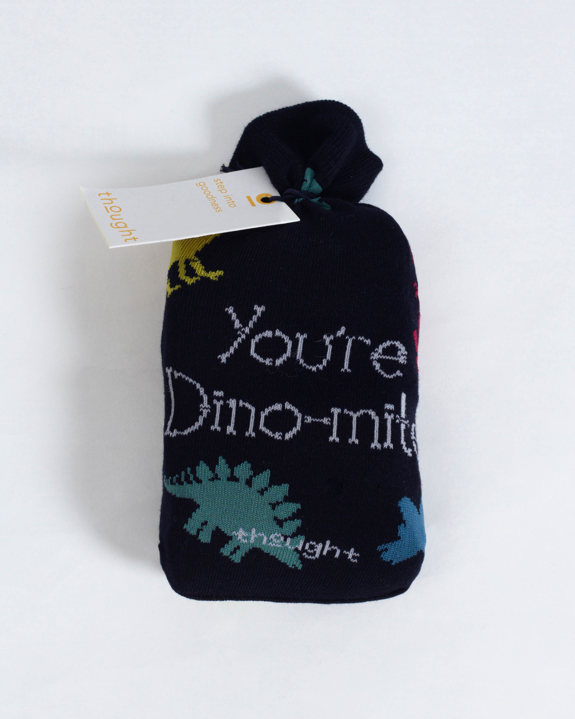 Presenttips! Bambustrumpor med dinosaurier