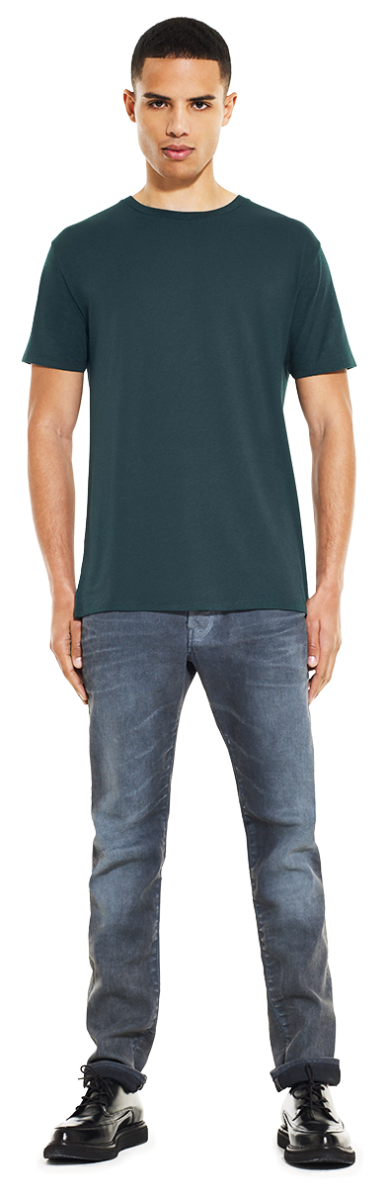 Marinblå unisex EcoVero T-shirt