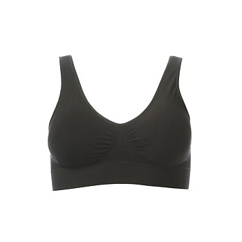 Vadderad seamless BH i svart