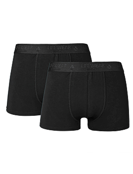 2-pack svarta boxerkalsonger i bambu